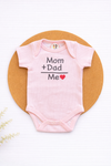Onesie- Pink Mom plus Dad