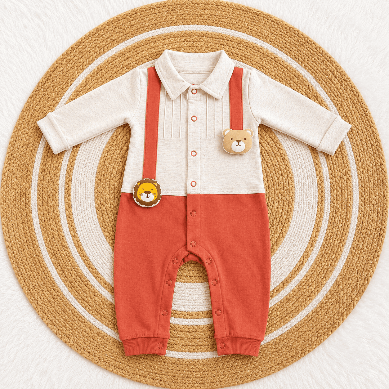 Fancy Baby Boy Romper