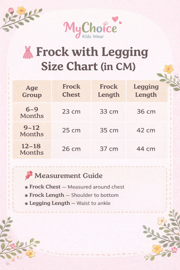 Frock with Legging Co-ord Set Infant