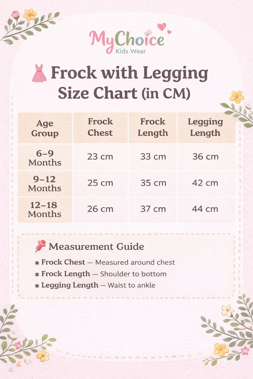 Frock with Legging Co-ord Set Infant