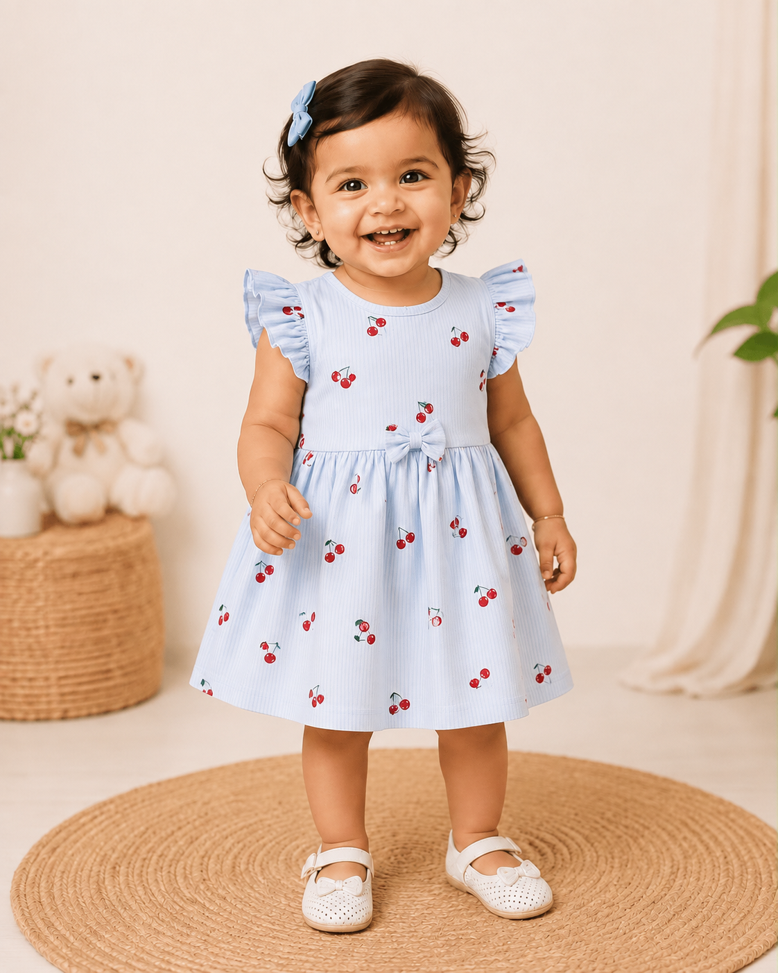 Frill Sleeve Frock - Buy 5 for 999₹