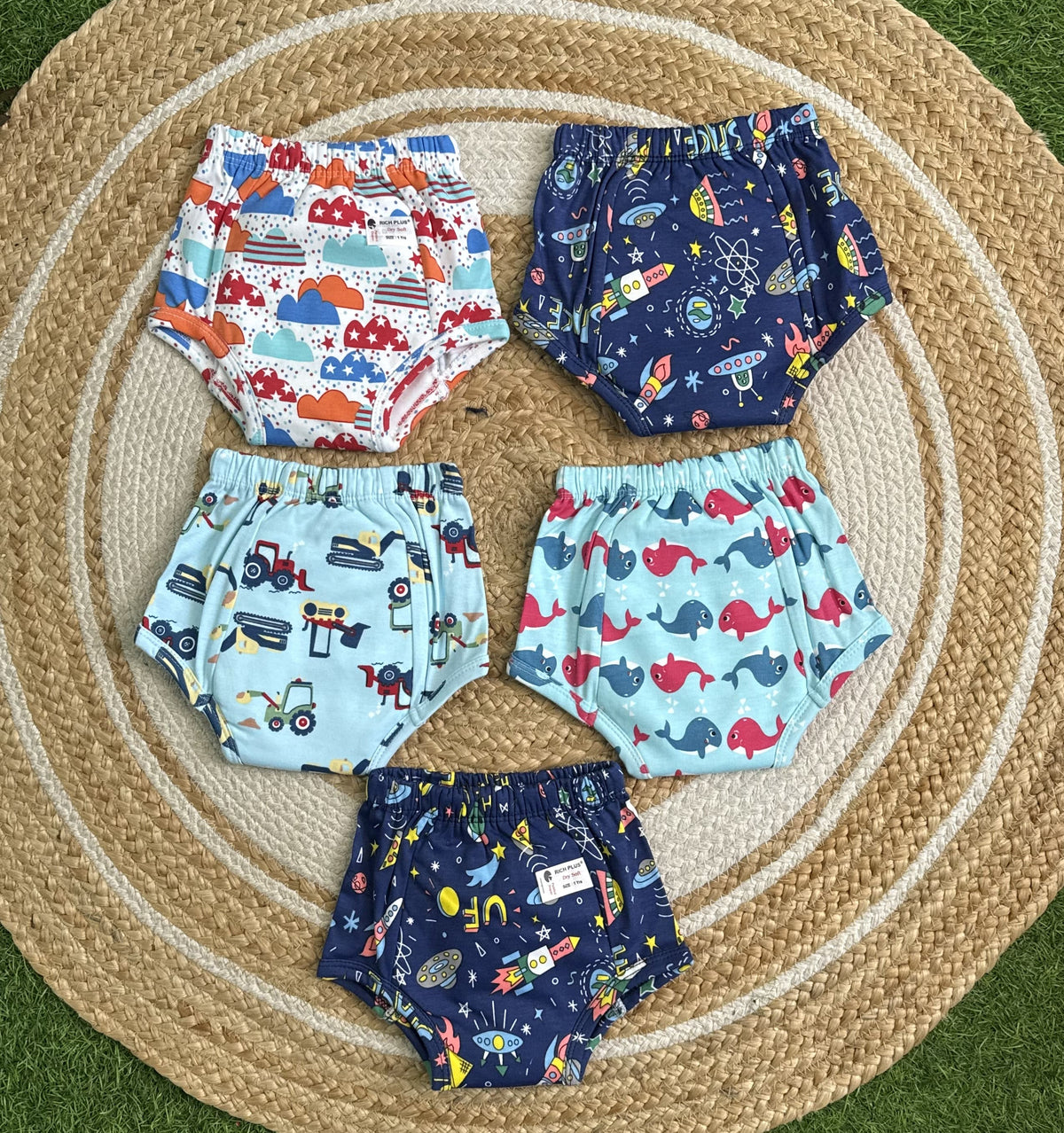 Padded Potty Training Pants- Size 1 (1-2 Years)