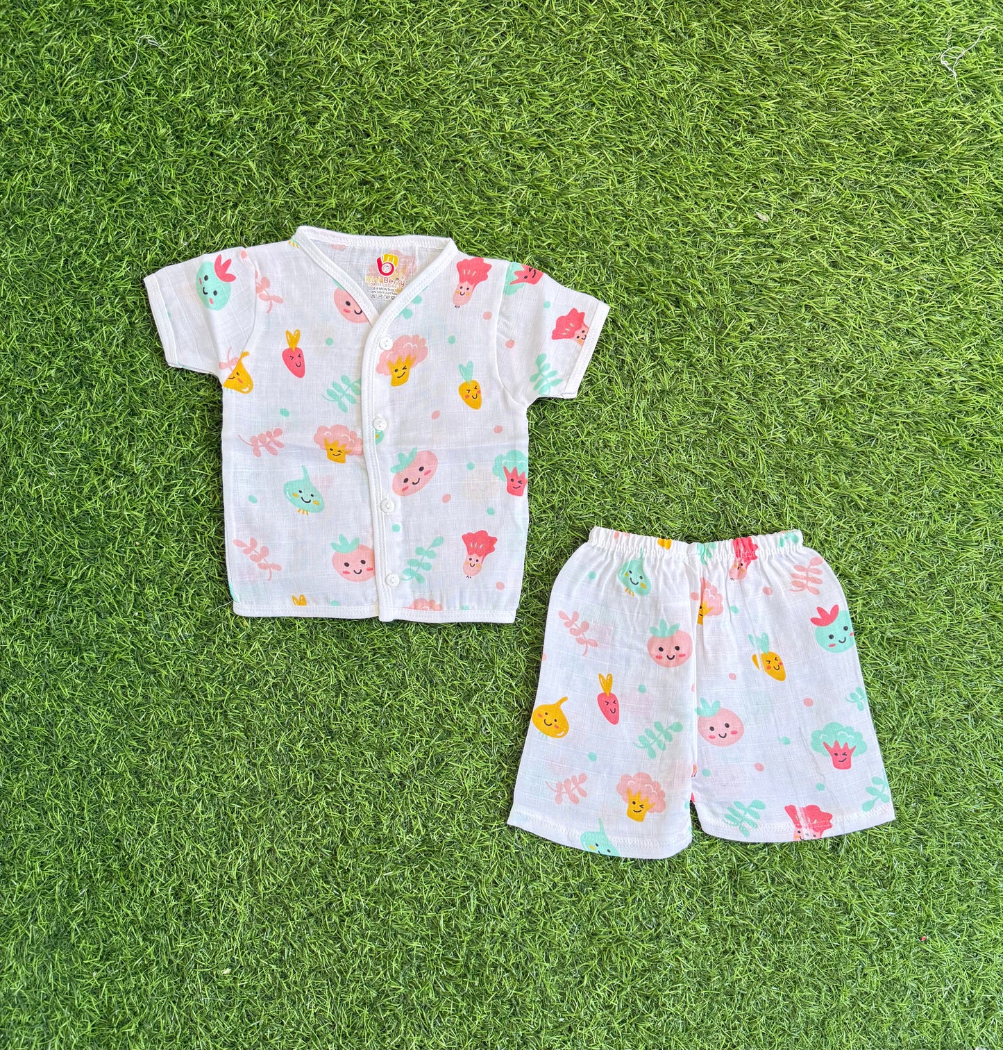 Muslin Shorts Set