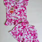 Muslin Frill Sleeve Shorts Set
