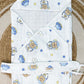 4-Layer Hooded Towel - Astronaut Teddy Bear