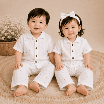Premium Muslin Co-ord Set for Boys with Pant