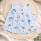 Premium Muslin Frock with Front Button