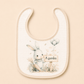 Muslin Bib - Rabbit Garden
