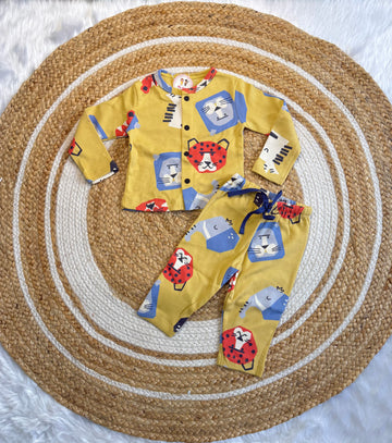 Button Full Hand Co-ords with Pant