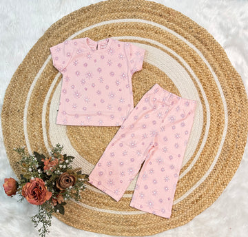 Girls Ribbed Star Co-ords Set