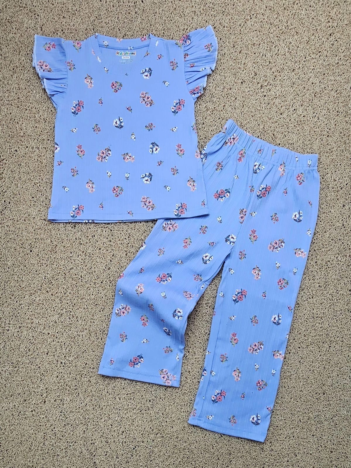 Frill Sleeve Plazo Co-ord Sets