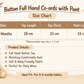 Button Full Sleeve Co-ords Set