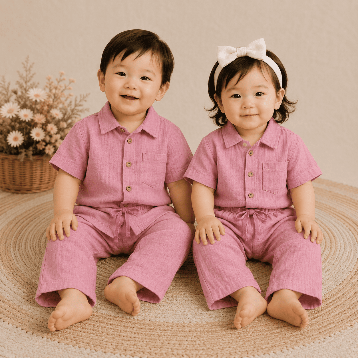 Premium Muslin Pant Set