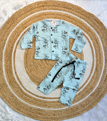 Button Full Hand Co-ords with Pant