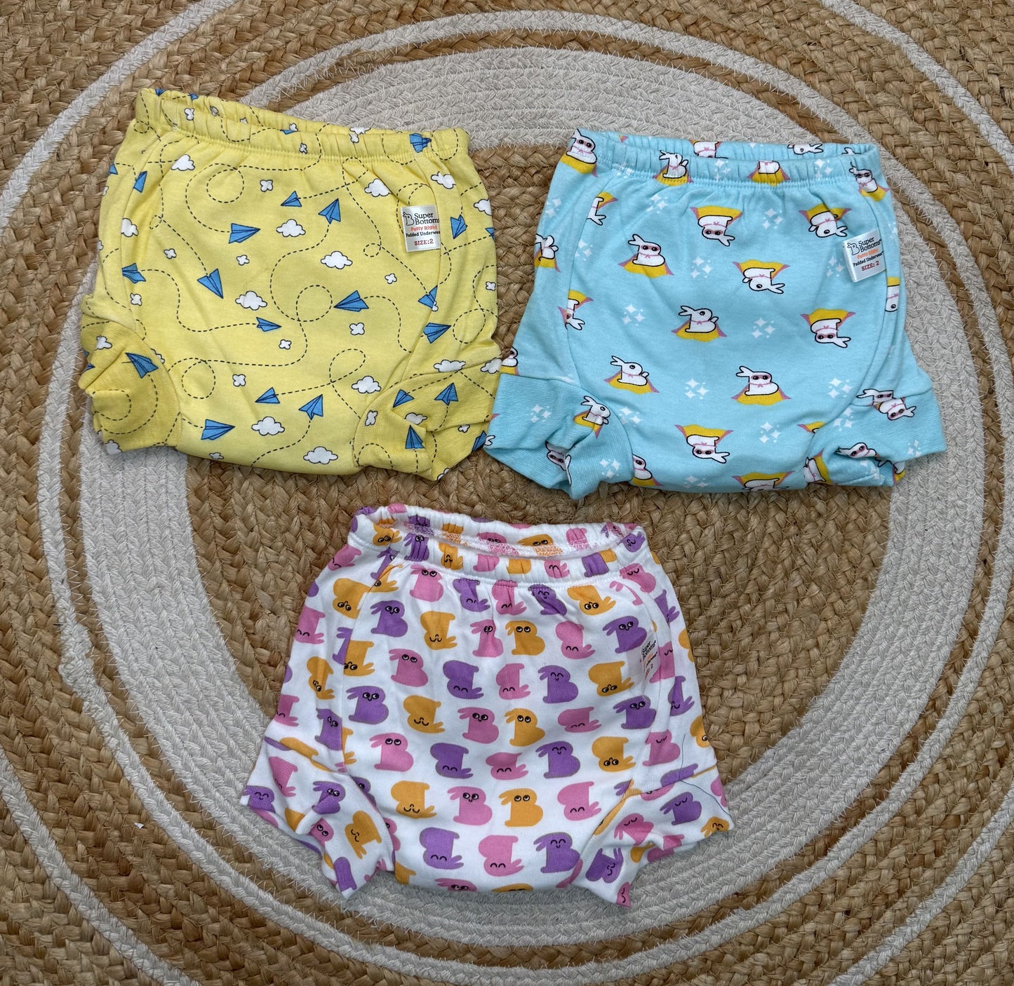 Padded Potty Training Pants - Size 2 (2-3 Years)