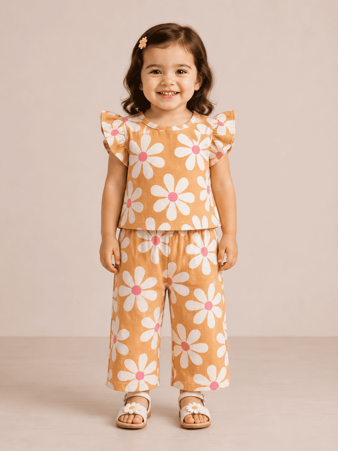 Frill Sleeve Palazzo Co-ord Sets