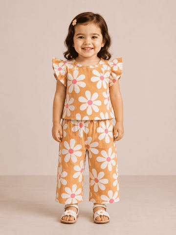 Frill Sleeve Palazzo Co-ord Sets