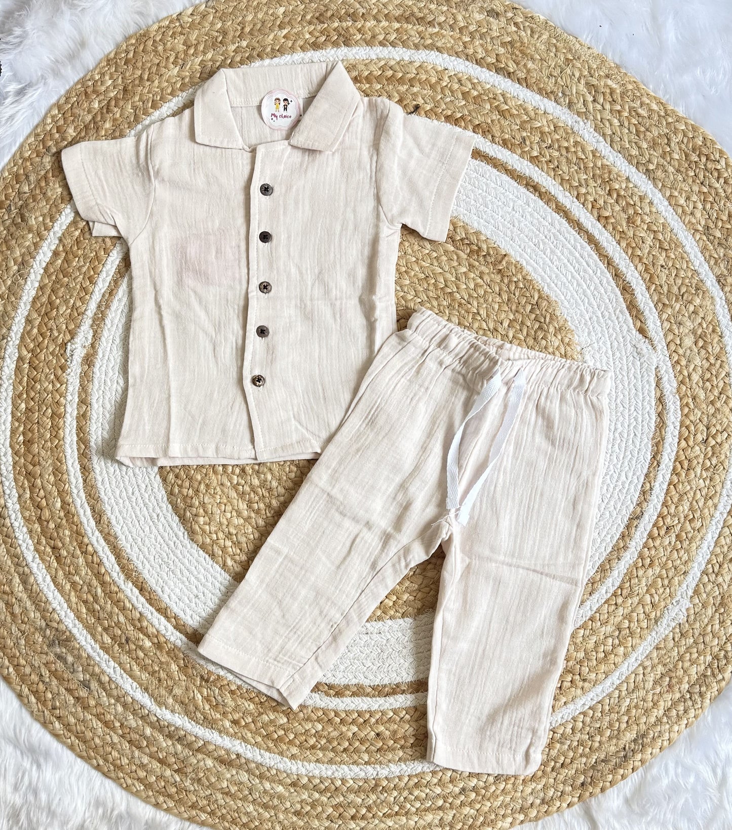 Premium Muslin Co-ord Set for Boys with Pant