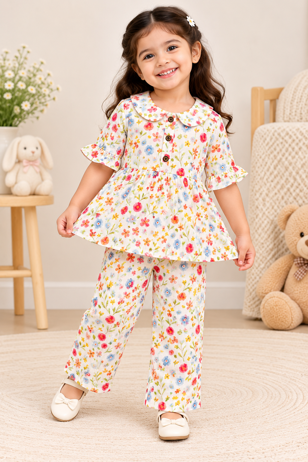 Muslin Peplum Co-ords - Buy 3 for 1299₹