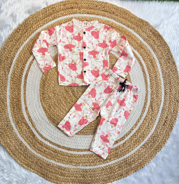 Button Full Hand Co-ords with Pant