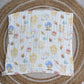 Muslin 6 Layer Bath Towel- Bear Birthday Theme
