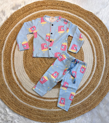 Button Full Hand Co-ords with Pant