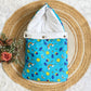Premium Muslin Carry Nest - Blue Rainbow