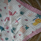 Muslin Receiving Blanket - Flamingo Paradise