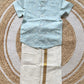 Linen Shirt with Velcro Veshti Set