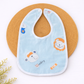 Muslin Baby Bib - Blue Colour