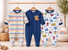 3 Piece Romper Set Soft Cotton
