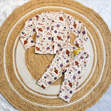 Button Full Hand Co-ords with Pant