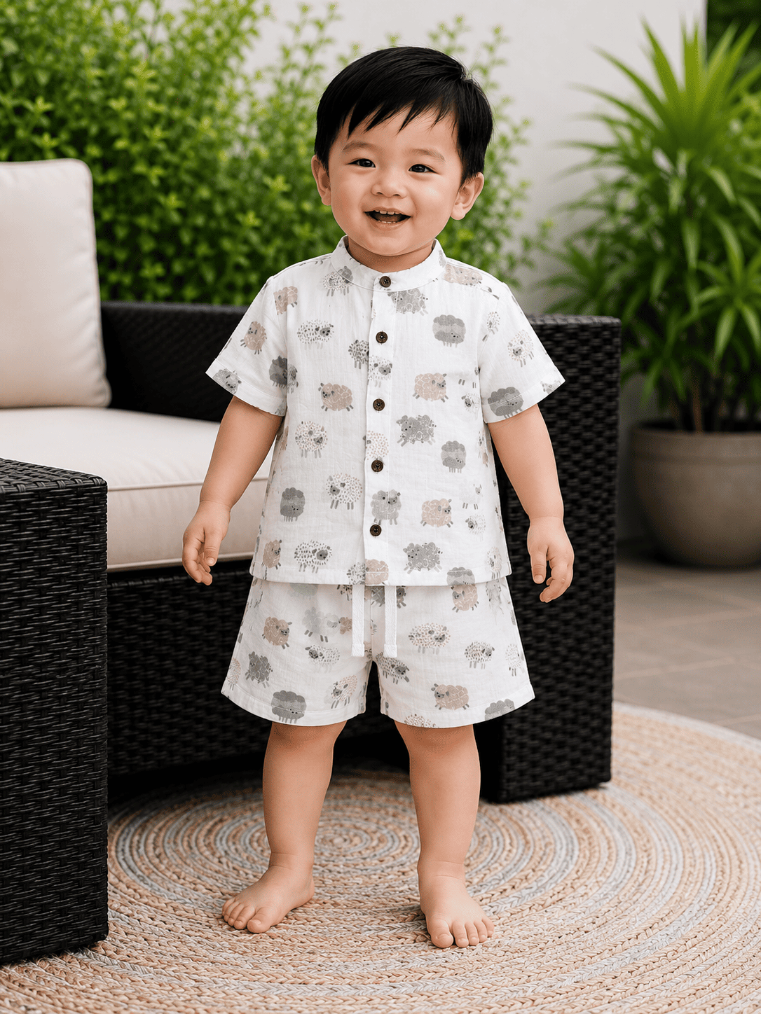 Premium Muslin Co-Ord Set for Boys