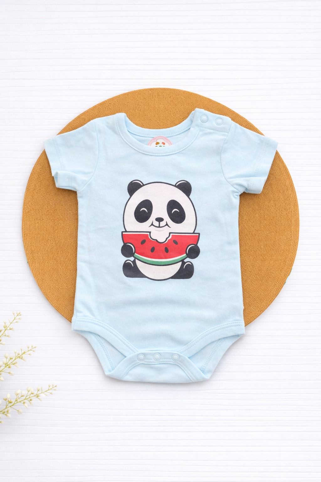 Onesie- Panda with Watermelon
