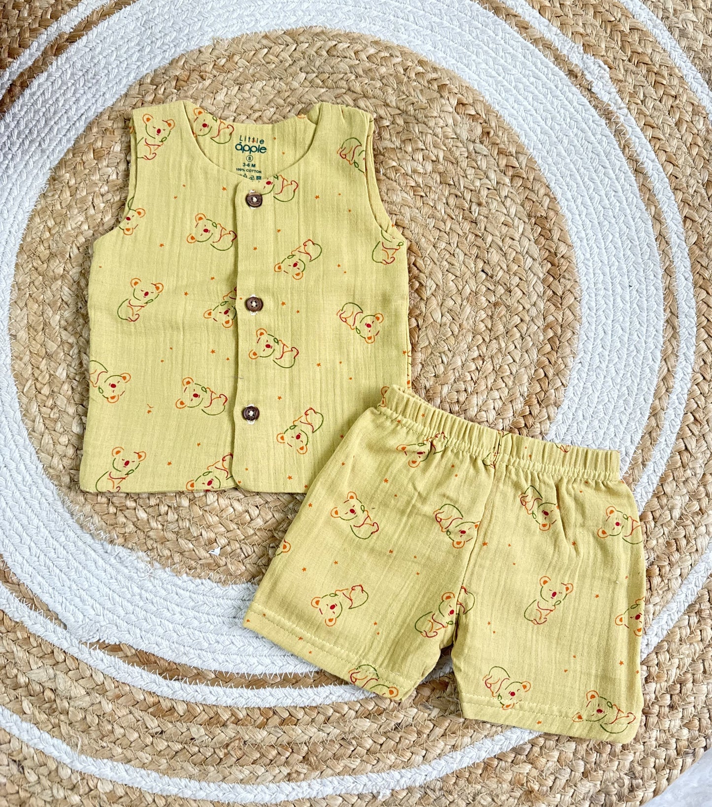 Premium Muslin Double Cloth Sleeveless Sets