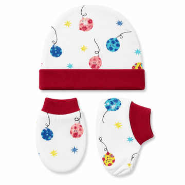 Cap, Mitten & Bootie Set - Balloon