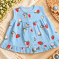 Premium Muslin Frock with Front Button