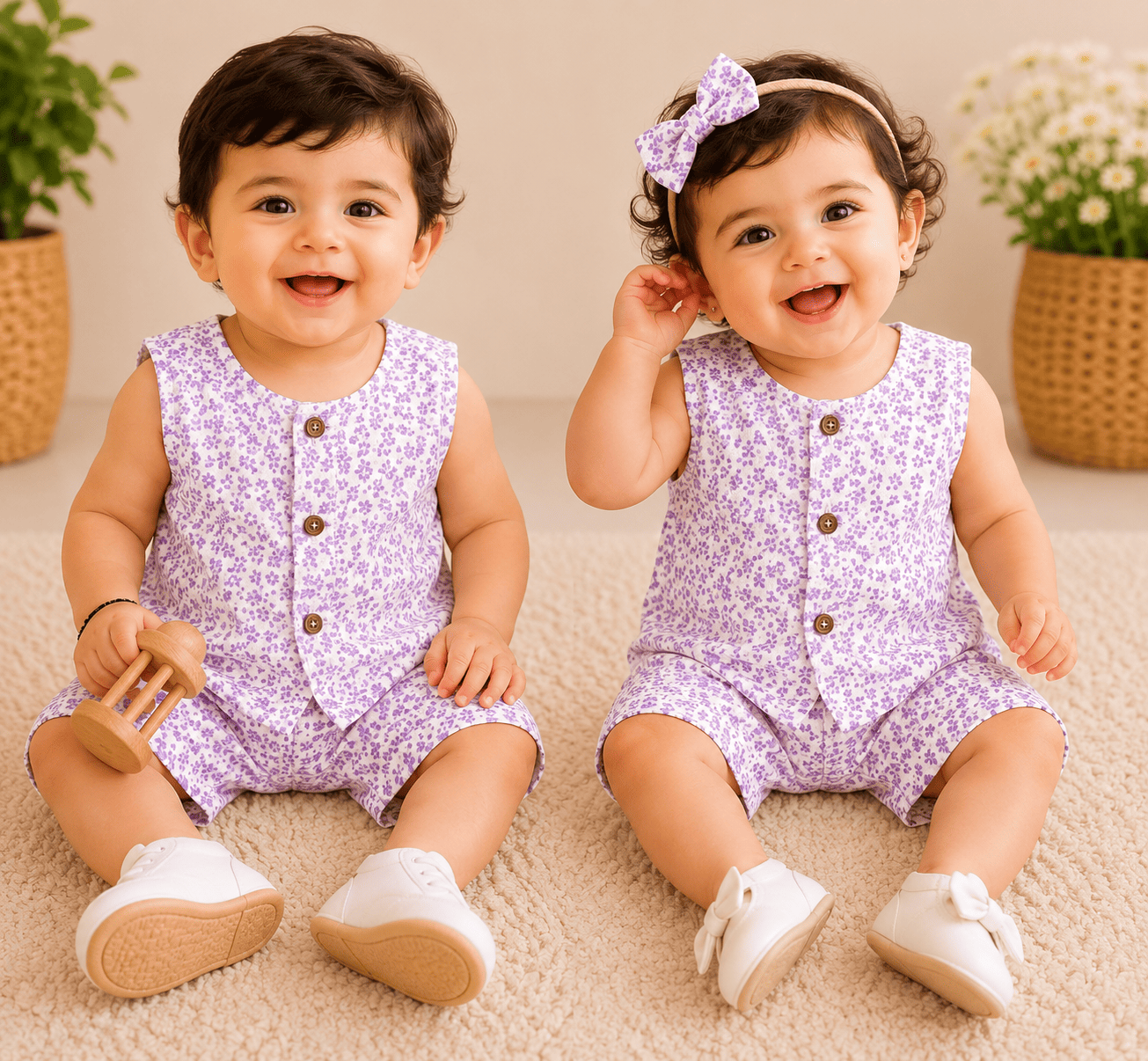 Premium Muslin Double Cloth Sleeveless Sets