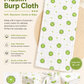 6 Layer Muslin Burp Cloth