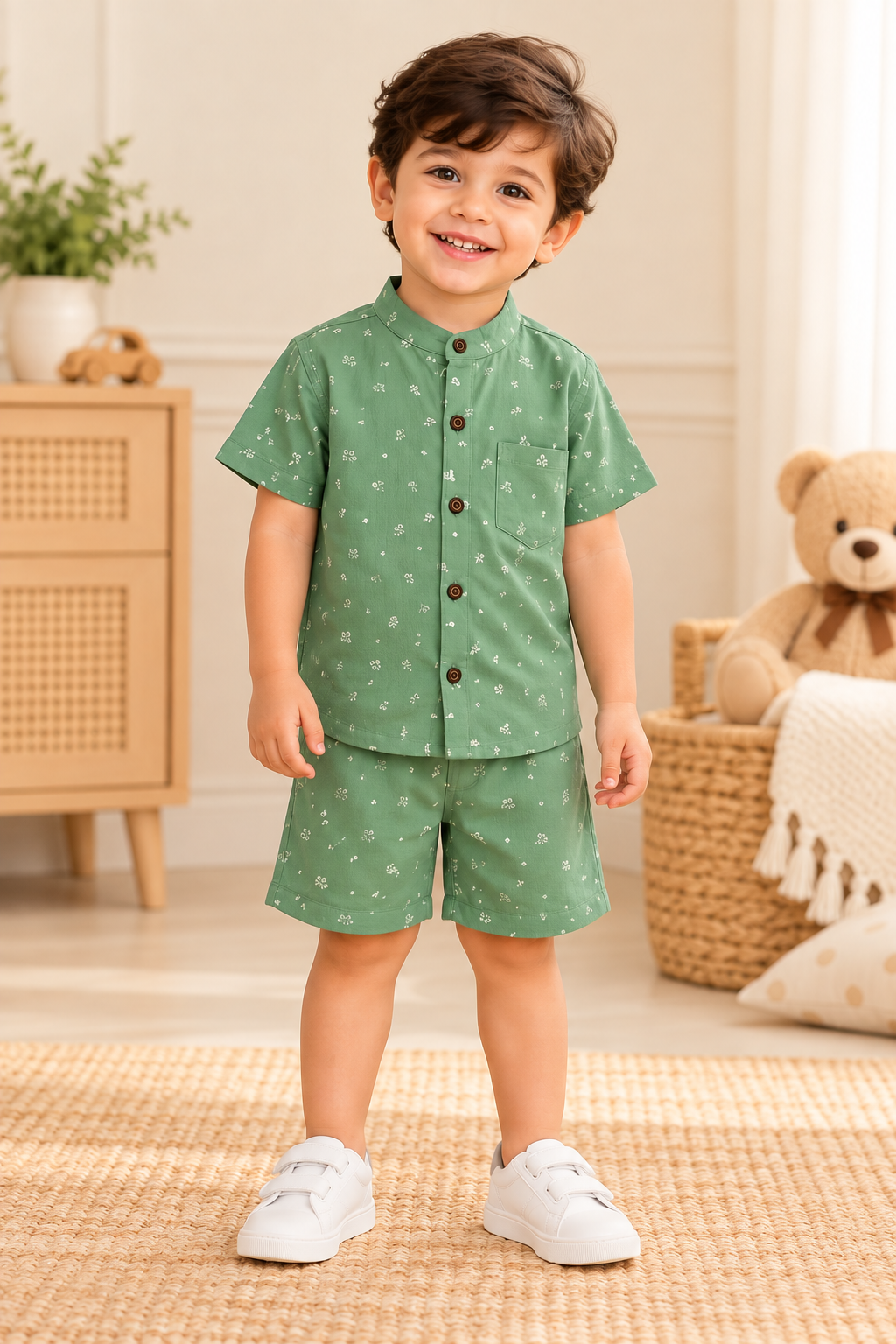 Premium Muslin Co-Ord Set for Boys