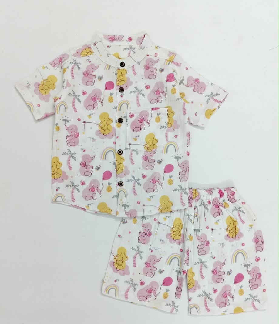Premium Muslin Co-Ord Set for Boys