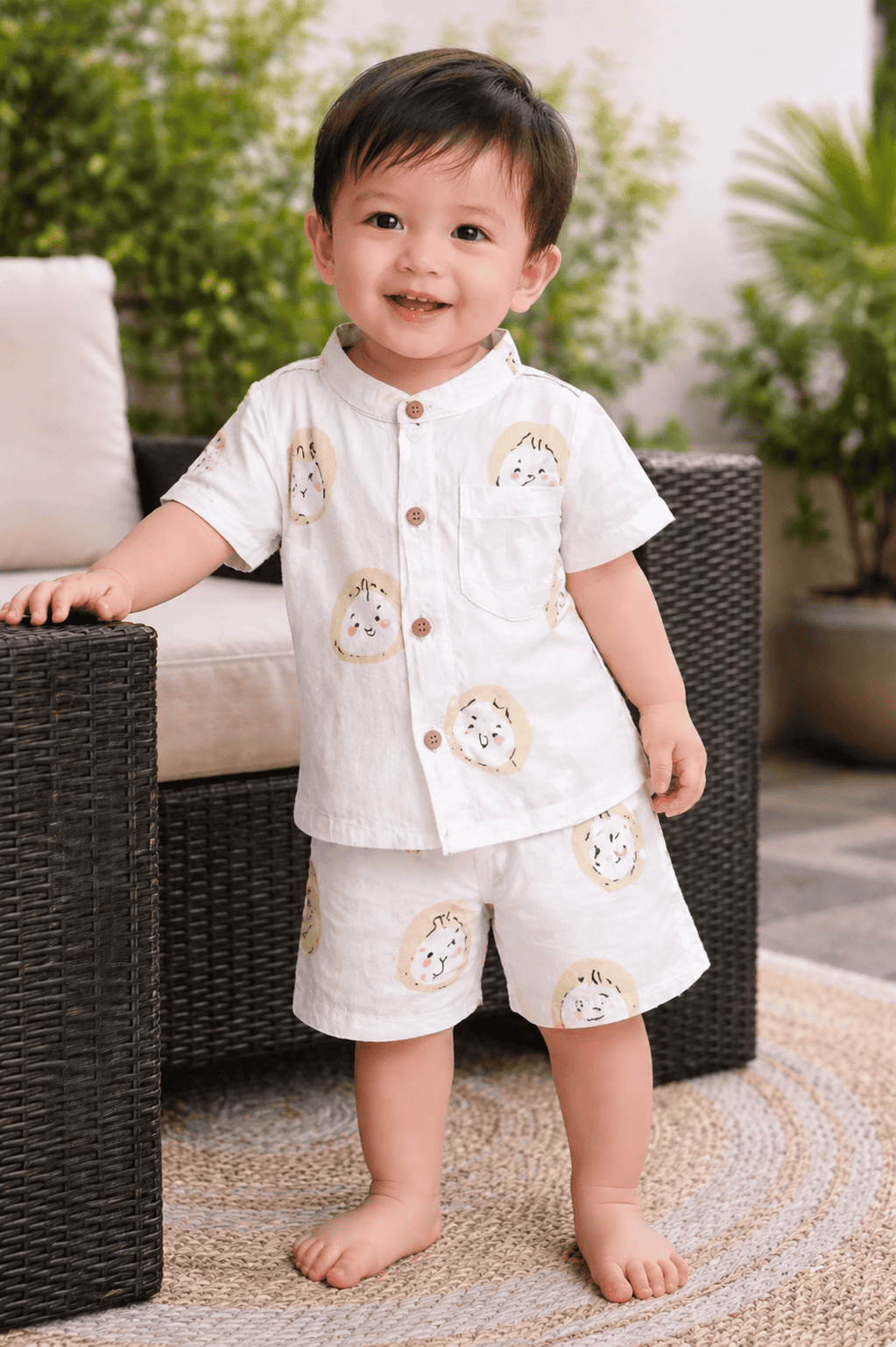 Premium Muslin Co-Ord Set for Boys