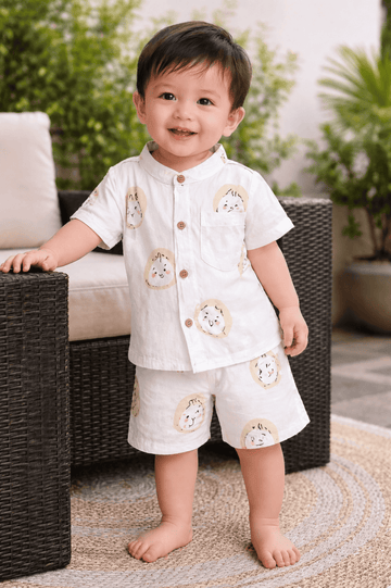 Premium Muslin Co-Ord Set for Boys