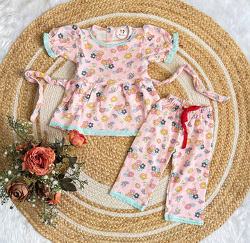 Premium Frill Frock Set with Pant