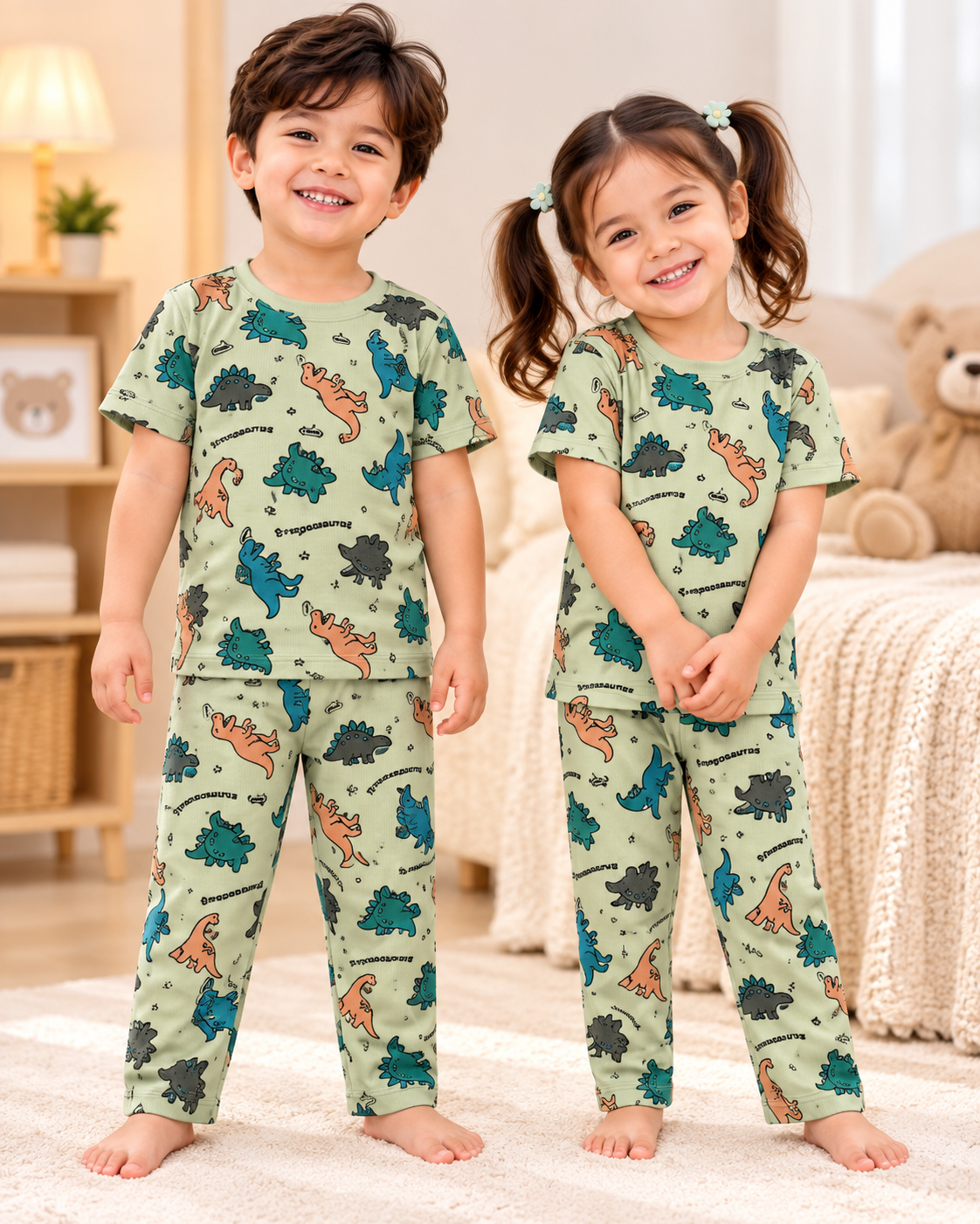 Kids Half Sleeve Co-ords - Buy 4 for 999₹