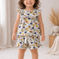 Premium Muslin Sleeveless Frill Top & Shorts Set