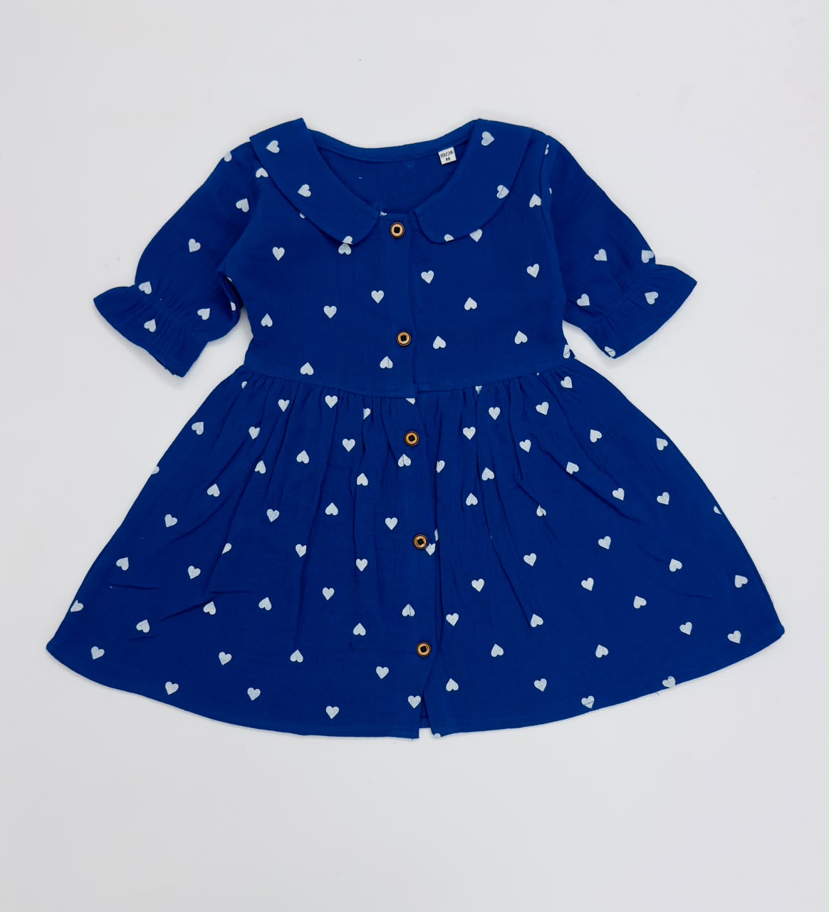 Muslin Frock with Front Buttons - Buy 3 for 999₹