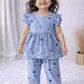 Half Sleeve Frock Set with Pant
