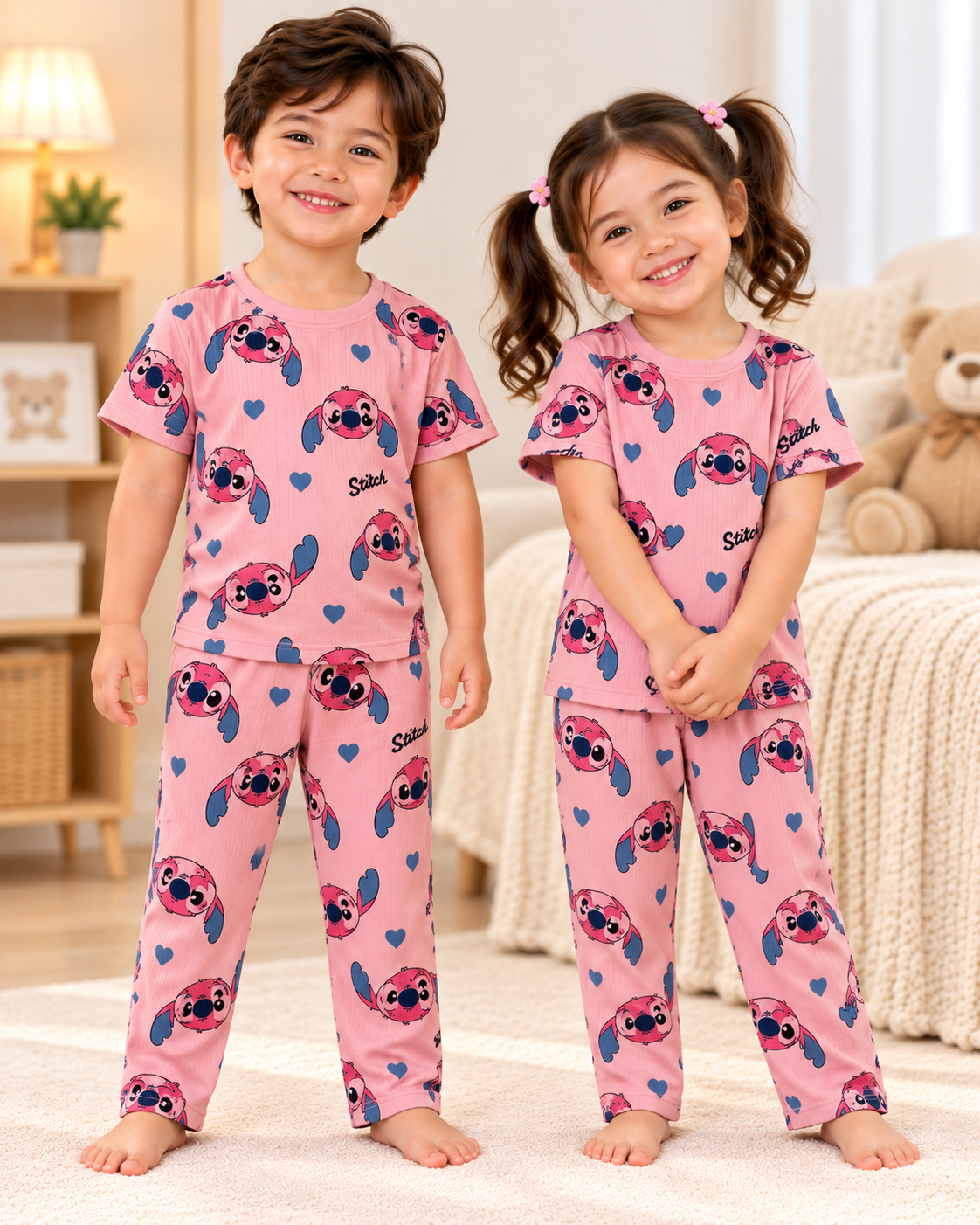 Kids Half Sleeve Co-ords - Buy 4 for 999₹