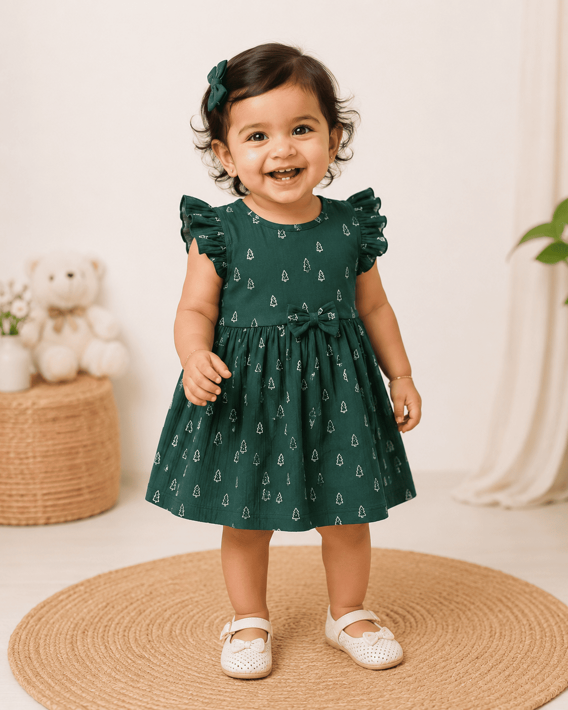 Frill Sleeve Frock - Buy 5 for 999₹
